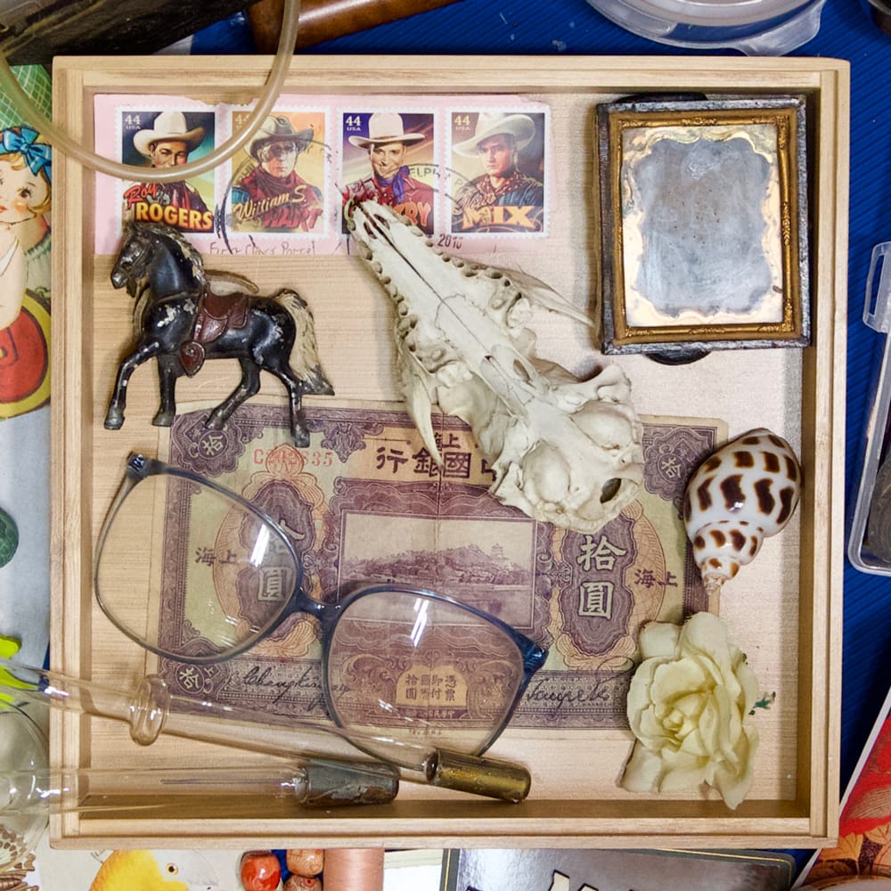 Assemblage example Karlyn Atikinson Berg